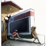 Everyday issues turned into surreal cartoons by Angel Boligan » Lost At E Minor: For creative people 1