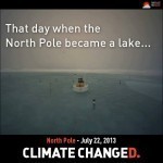 Un lac au Pôle Nord – Europe1.fr – International