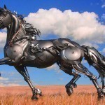 The welded scrap iron sculptures of John Lopez, South Dakota, America – May 2014