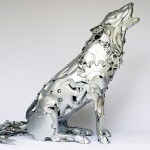 Recycled-Art-Artic-Wolf