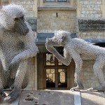 Baboons (chicken wire sculpture)