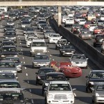 Traffic jam in Los Angeles