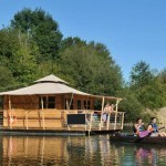 Echologia – cabane flottante et canoe