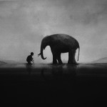 animals-children-black-and-white-watercolor-art-elicia-edijanto-6