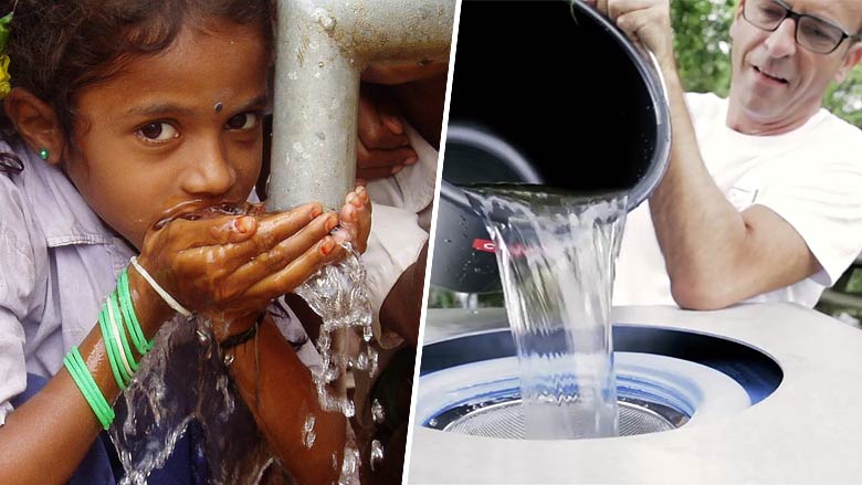 Accès à l'eau potable : l'invention géniale de cet ingénieur nantais
