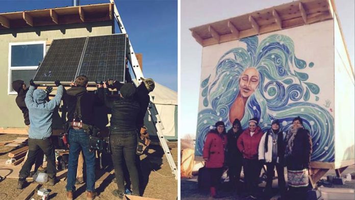 Des tiny-house offertes aux activistes de Standing Rock contre le pipeline