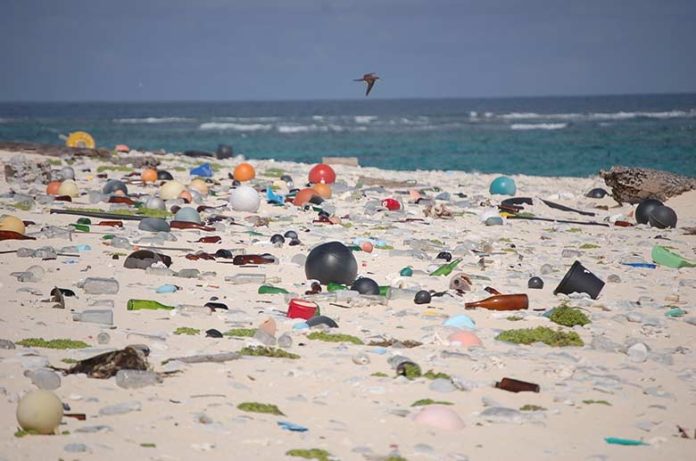 Des tonnes de déchets découverts sur une île déserte inhabitée