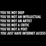 you just have internet