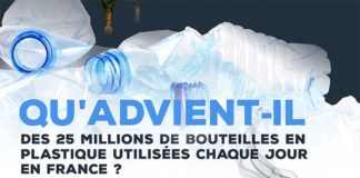 La face cachée des bouteilles en plastique en une infographie simple
