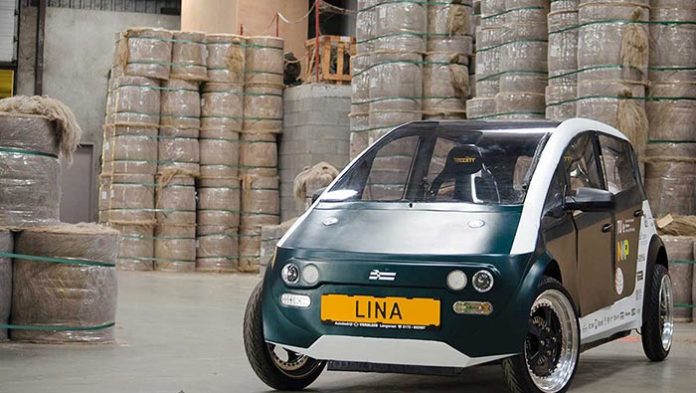 LINA, la voiture électrique et biodégradable qui veut révolutionner la mobilité