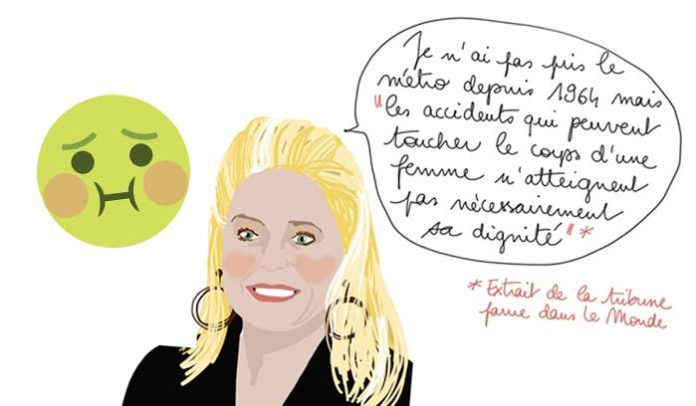 Non, #JeNeSuisPasCatherineDeneuve !