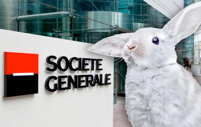 Énergies fossiles : ils posent un lapin à la Société Générale
