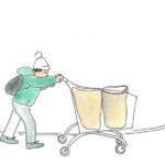 Dessin Calais – Sean à l&rsquo;auberge des migrants