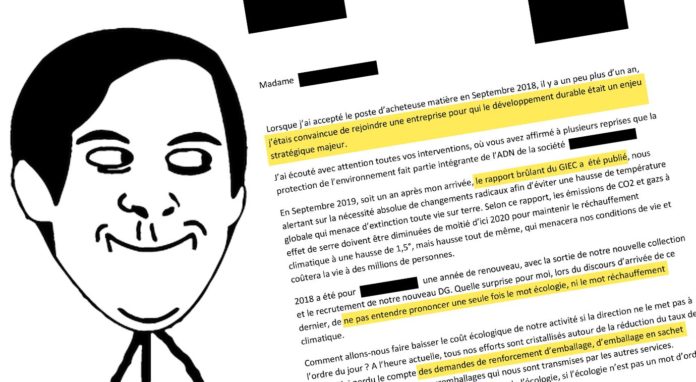 Une Française partage sa lettre de démission pour dénoncer le « laxisme écologique » de son entreprise