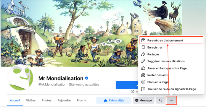 Comment continuer à suivre Mr Mondialisation sur Facebook en une minute !