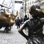&lsquo;Fearless Girl&rsquo; statue face off Wall Street Bull in New York
