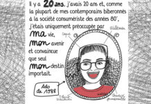 De consommatrice lambda à permacultrice : l’histoire d’une (dé)route illustrée en BD.