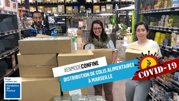 Covid-19 : ces volontaires distribuent des paniers repas pour les plus précaires
