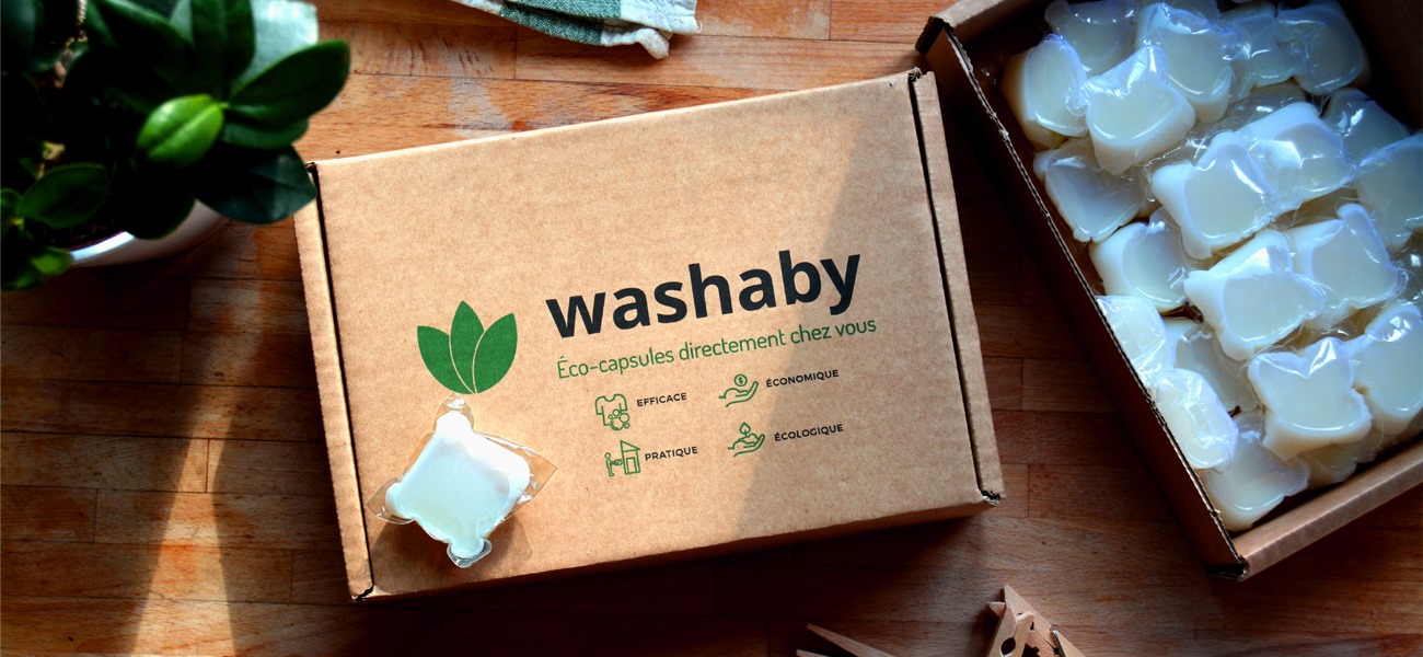 Washaby : la lessive en éco-capsules zéro déchet