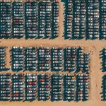 Cimetière de voitures aux USA