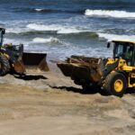 Extraction du sable marin sur le littoral