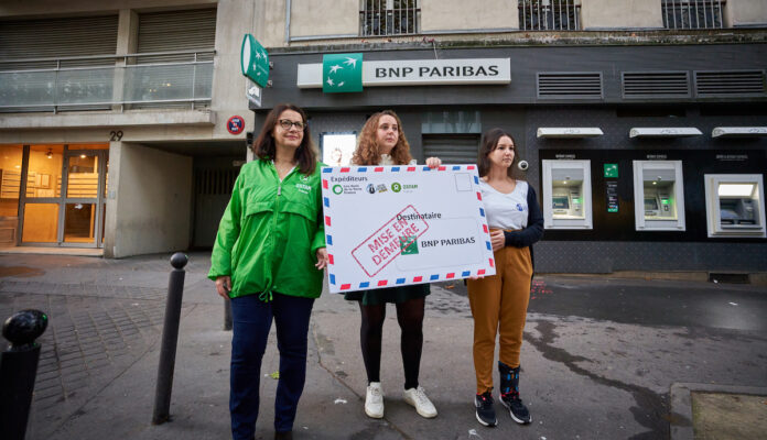 BNP Paribas mise en demeure pour ses financements polluants