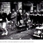 GREVE-ROUEN-95-CAMION POMPIERS PETIT TRAIN CHEMINOTS