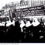 GREVE-ROUEN-95-CORTEGE GREVISTES CENTRALE NUCLEAIRE PALUEL