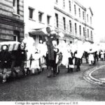 GREVE-ROUEN-95-CORTEGE GREVISTES HOSPITALIER COUR CHR ROUVRAY