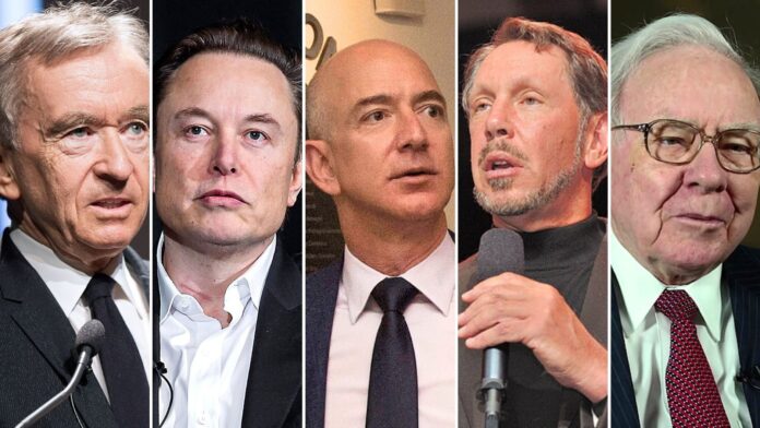 La fortune des 5 plus riches du monde a doublé depuis 2020