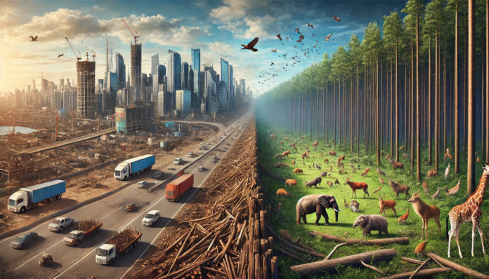 D’ici 2070, nous aurons englouti 50% des habitats d’animaux sauvages