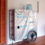 Donneuse d’eau. Première mise en circulation au centre d’art contemporain de Pougues-les-Eaux en 1999