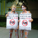 Manifestation PETA fourrure