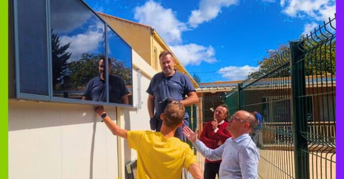 À Carnoules, une école chauffe sa classe grâce au soleil ! À Carnoules, une école chauffe sa classe grâce au soleil