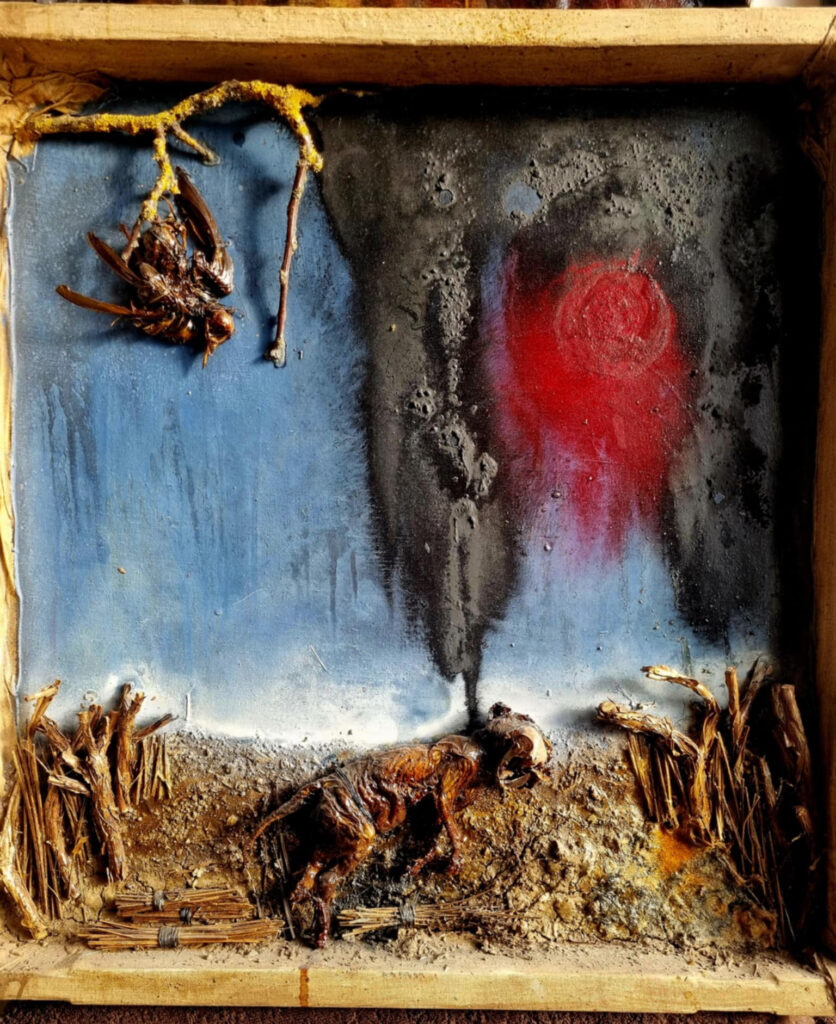 L'artiste Pierre Chart a cédé six de ses oeuvres au profit de l'association L-PEA ©Pierre Chart