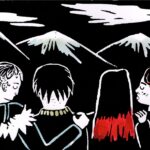 @cocoroupi _Vue sûre_  Gouache et linogravure sur papier 10,24 cm x 800 cm Janvier 2026