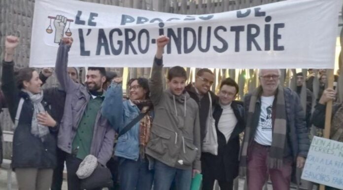 Le procès du train : 12 prévenu·es face à l’agro-industrie Le procès du train : 12 prévenu·es face à l’agro-industrie