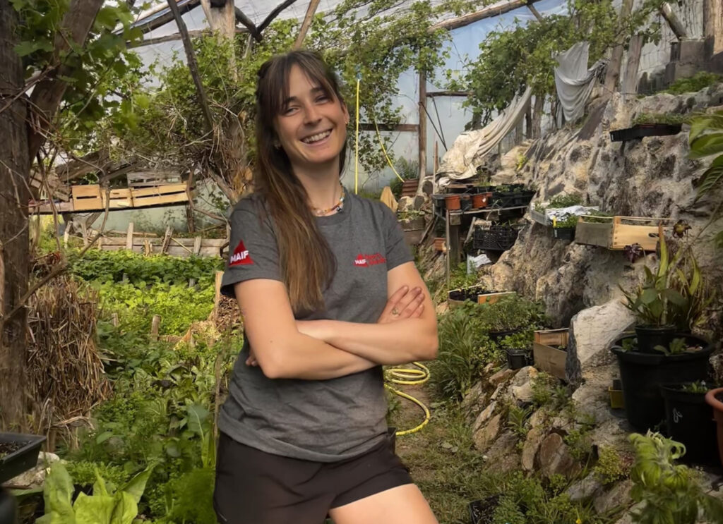 La jeune aventurière Pauline Plaçais, adepte du Wwoofing ©Pauline Plaçais