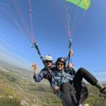 Le départ de Pauline s&rsquo;est fait depuis Albi, en parapente ©Pauline Plaçais