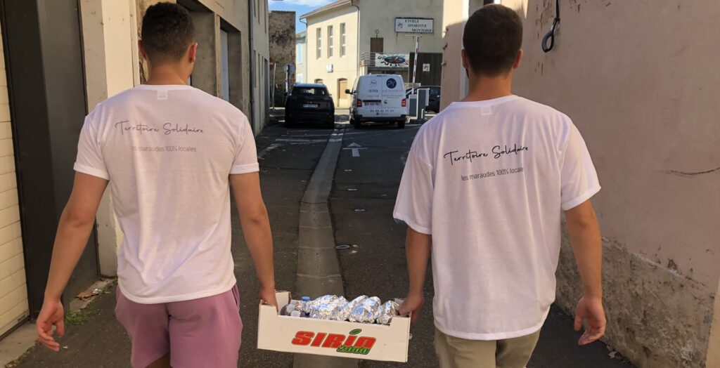 L'association Territoire Solidaire distribue des repas aux plus démunis. ©Territoire Solidaire