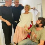 De gauche à droite : Guillaume Meurice, Pierre-Emmanuel Barré, Juliette Arnaud et Aymeric Lompret ©Mr Mondialisation